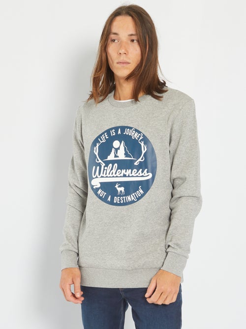 Sweatshirt 'Produkt' em moletão - Kiabi