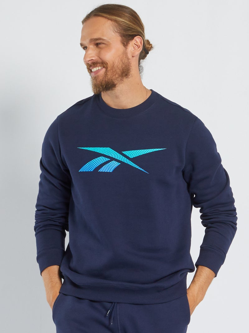 Sweatshirt 'Reebok' em moletão AZUL - Kiabi