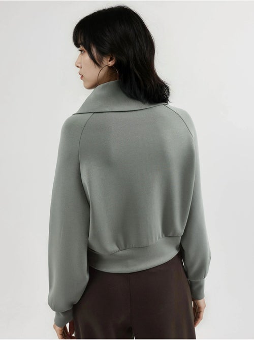 Sweatshirt relaxed fit com fecho de correr busem - Kiabi Sweatshirt relaxed fit com fecho de correr busem - Kiabi