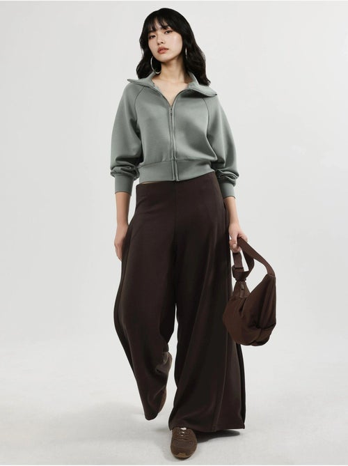 Sweatshirt relaxed fit com fecho de correr busem - Kiabi Sweatshirt relaxed fit com fecho de correr busem - Kiabi