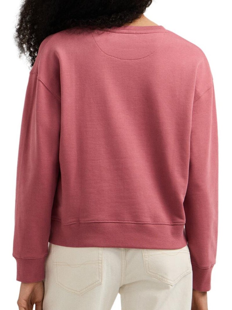 Sweatshirt rosa para mulher pepe jeans celeste mousse Rosa - Kiabi
