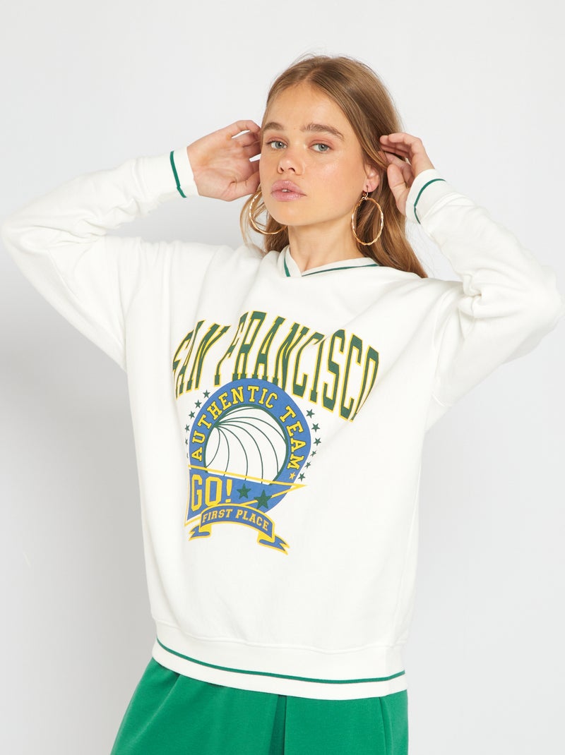 Sweatshirt 'San Francisco' BRANCO - Kiabi