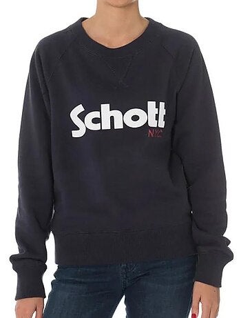 Sweatshirt schott ginger1 para mulher azul marinho