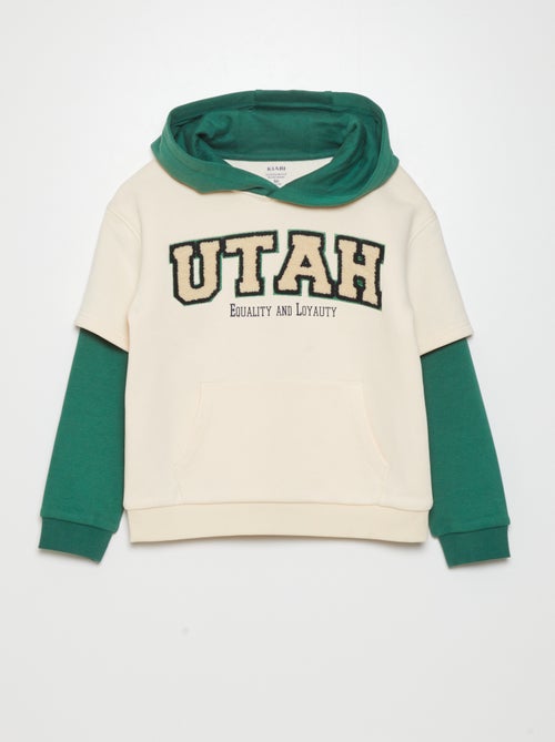 Sweatshirt sem mangas com capuz - Kiabi