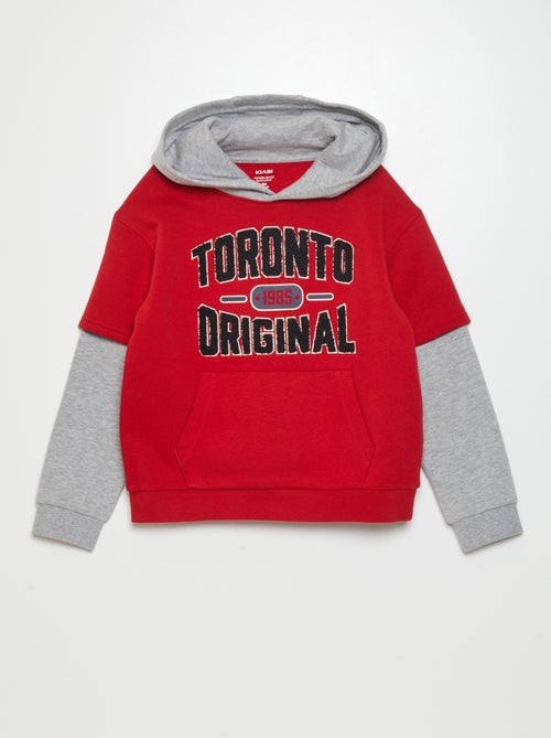Sweatshirt sem mangas com capuz - Kiabi