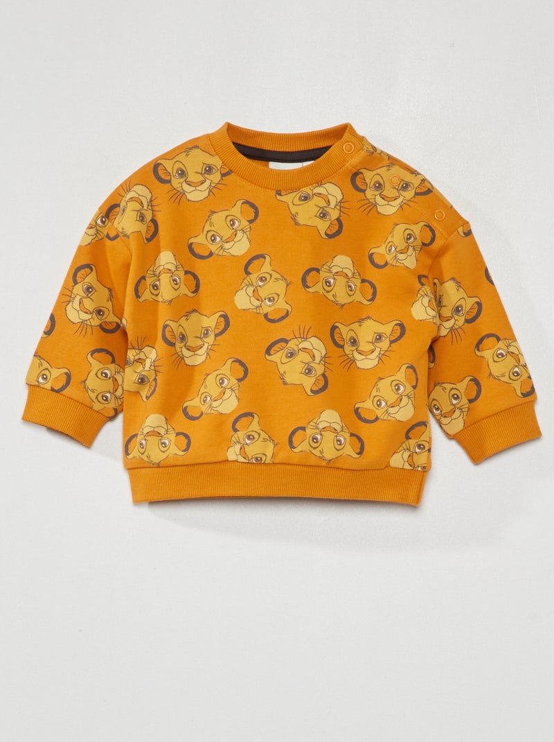 Sweatshirt 'Simba' AMARELO - Kiabi