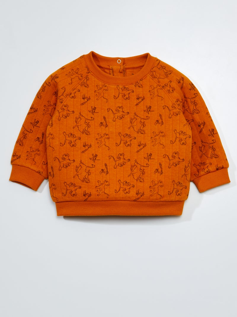 Sweatshirt 'Simba' 'Disney' AMARELO - Kiabi
