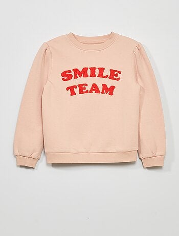 Sweatshirt 'Smile team' - Kiabi