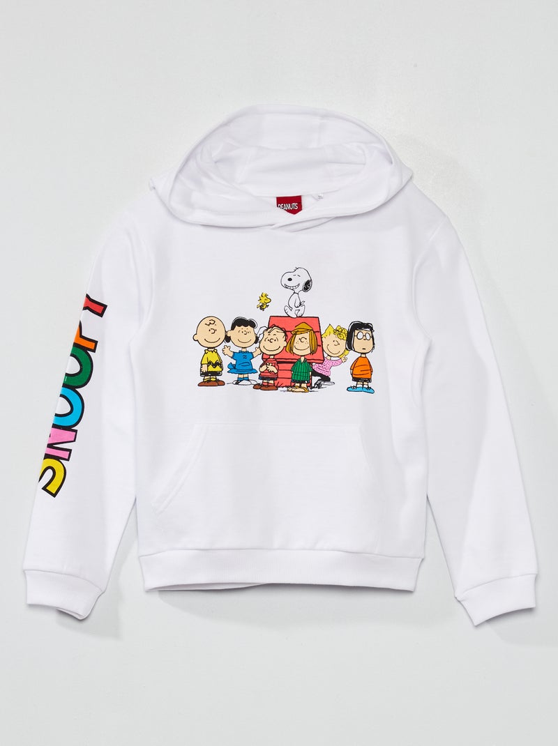 Sweatshirt 'Snoopy' com capuz Branco - Kiabi