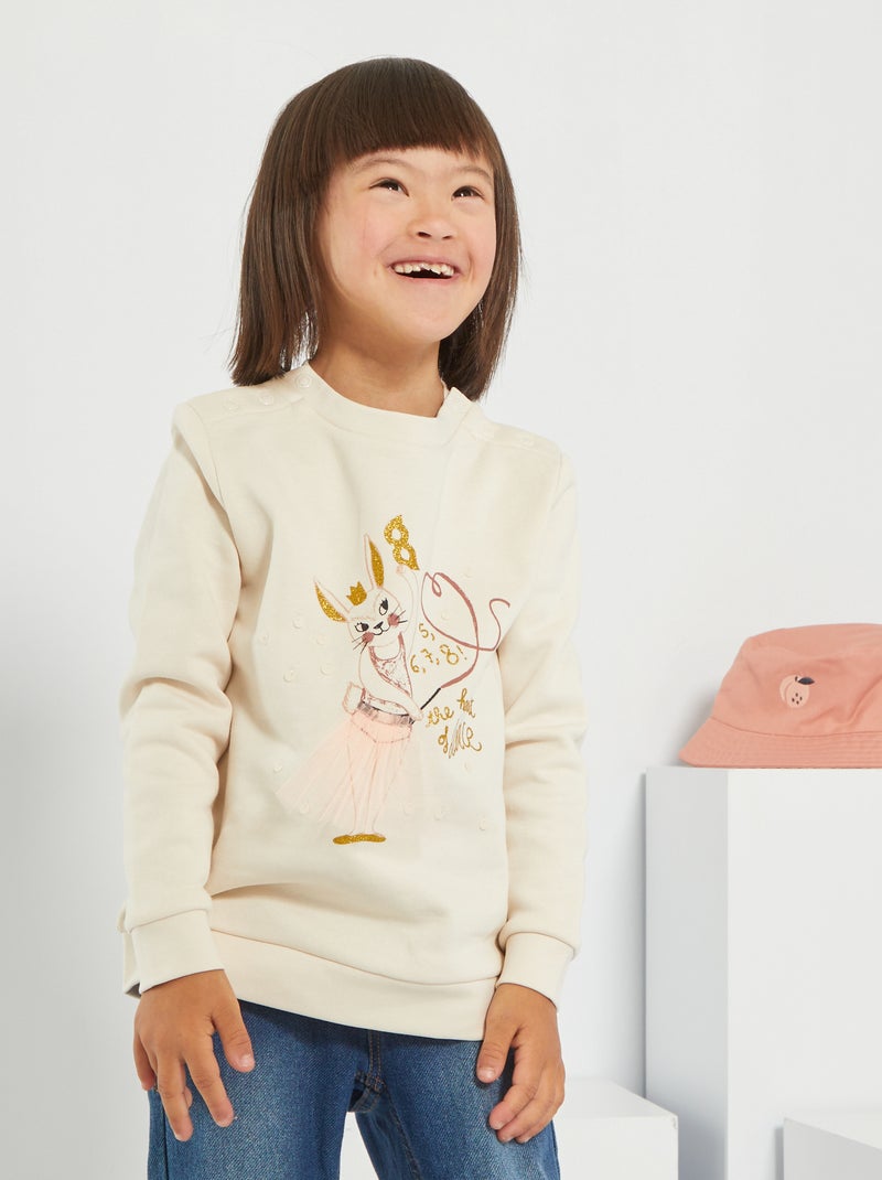 Sweatshirt So Easy BRANCO - Kiabi