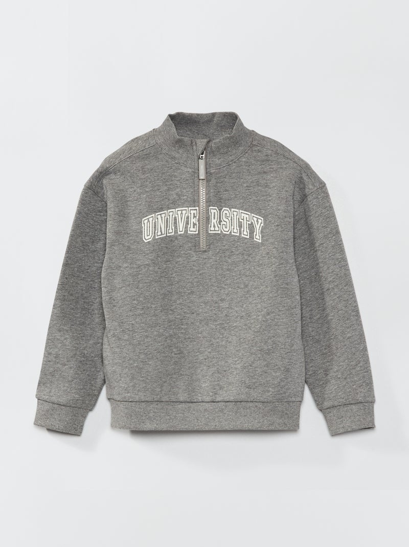 Sweatshirt So Easy CINZA - Kiabi