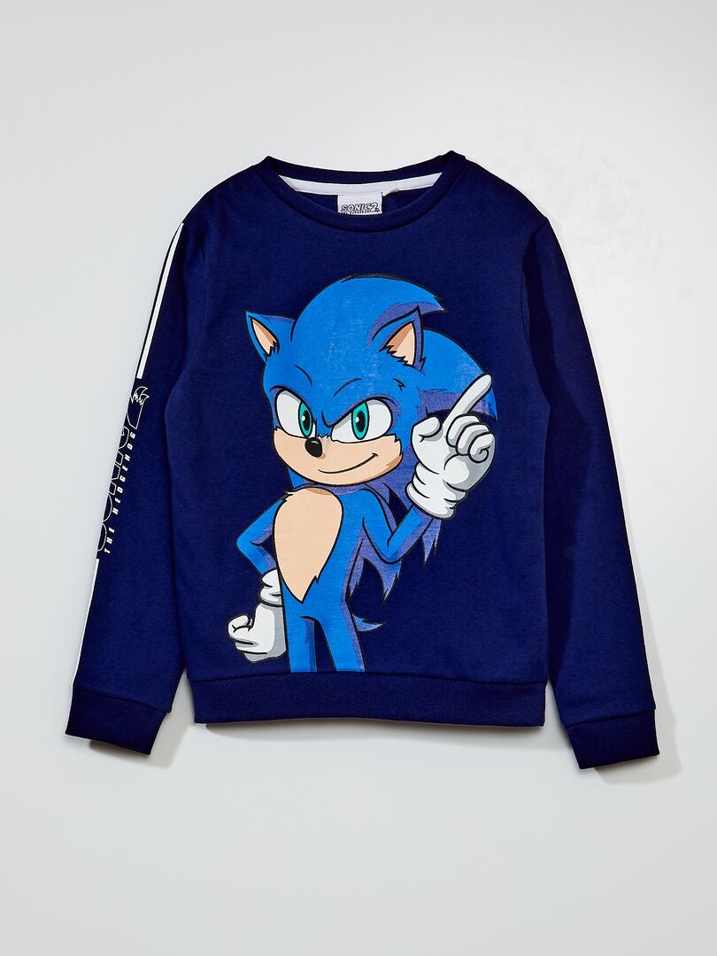 Conjunto Infantil Masculino Sonic Verão Juvenil Linha Top