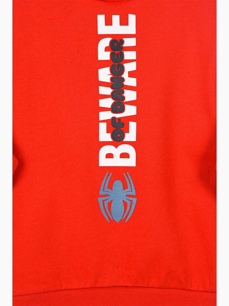 Sweatshirt spider-man vermelho menino | licença oficial Vermelho - Kiabi