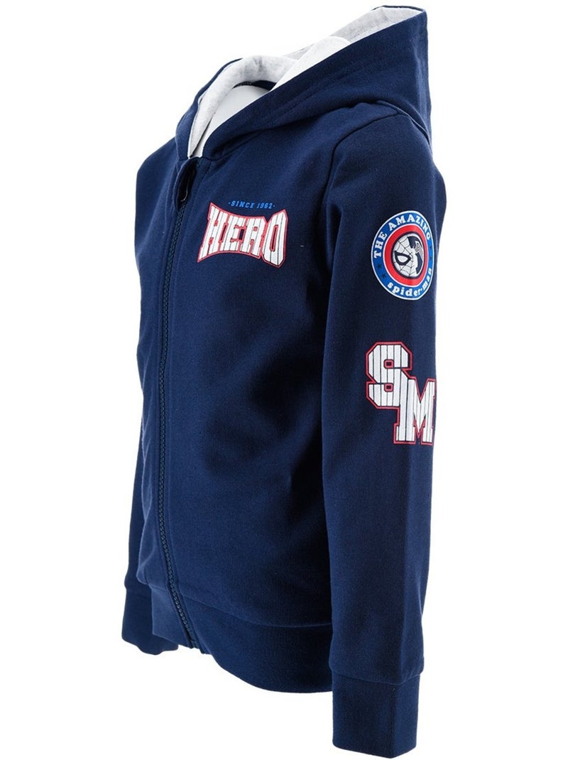 Sweatshirt spiderman menino | licença oficial Azul - Kiabi