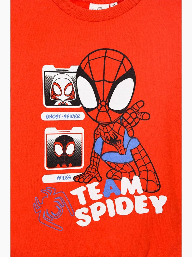 Sweatshirt spidey vermelho menino | licença oficial Vermelho - Kiabi