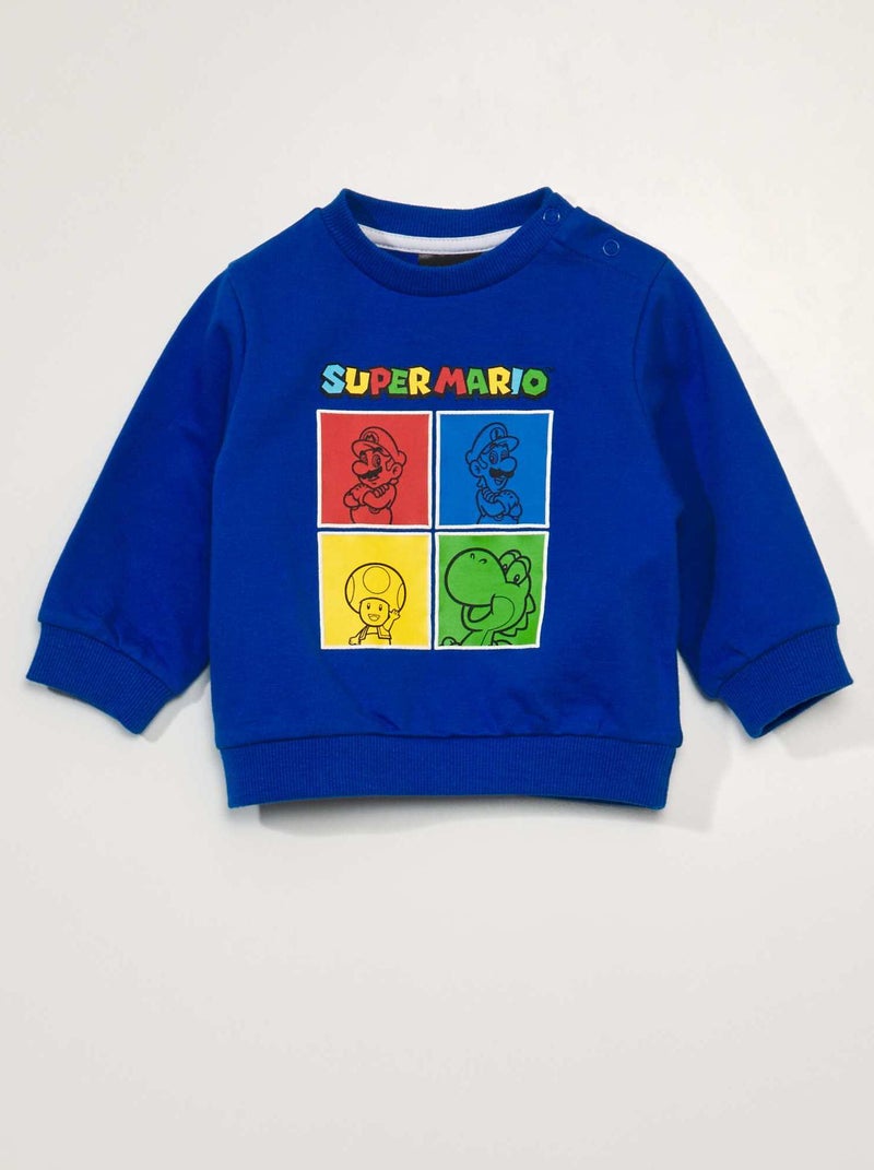 Sweatshirt 'Super Mário' AZUL - Kiabi