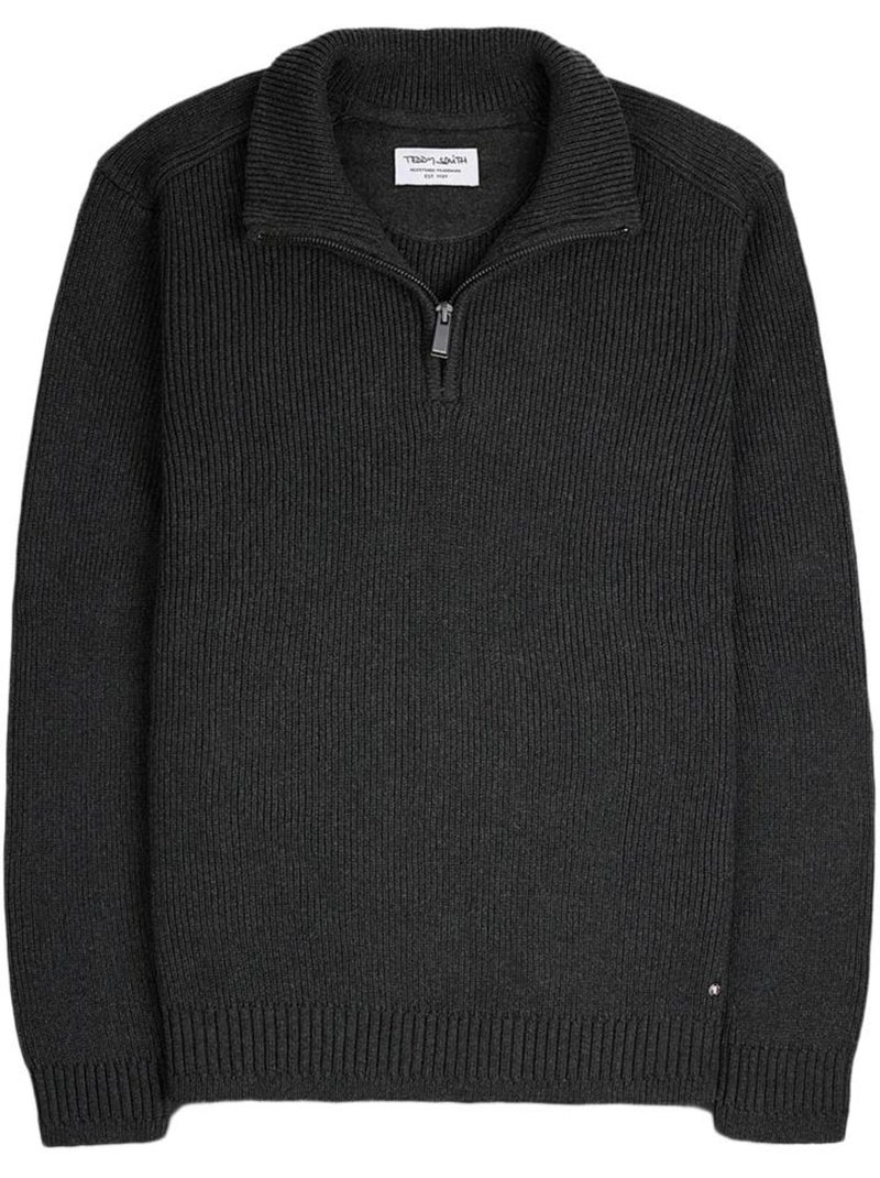Sweatshirt Teddy Smith Harcour Preto para Homem Preto - Kiabi