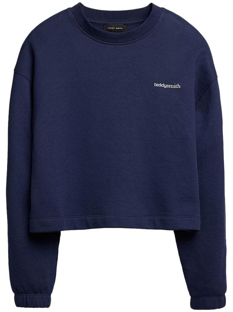Sweatshirt Teddy Smith Lilou para Menina Azul-marinho - Kiabi