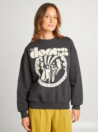 Sweatshirt 'The Doors' em moletão