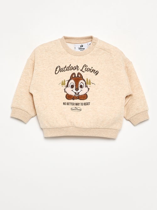 Sweatshirt 'Tico e Teco' 'Disney' com gola redonda - Kiabi