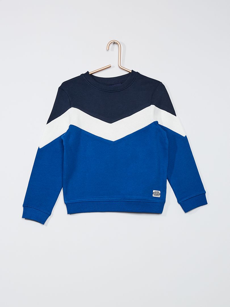 Sweatshirt tipo colorblock Azul - Kiabi