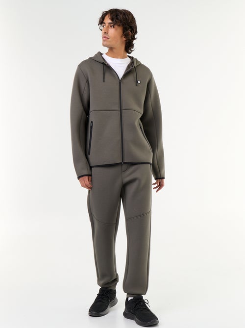 Sweatshirt tipo neopreno com capuz - Kiabi