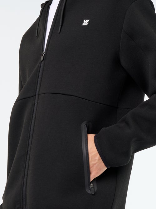Sweatshirt tipo neopreno com capuz - Kiabi
