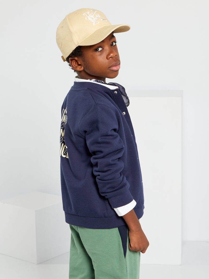 Sweatshirt tipo teddy AZUL - Kiabi