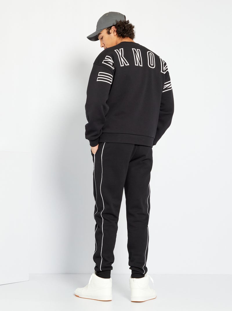 Sweatshirt 'Tokyo' Preto - Kiabi