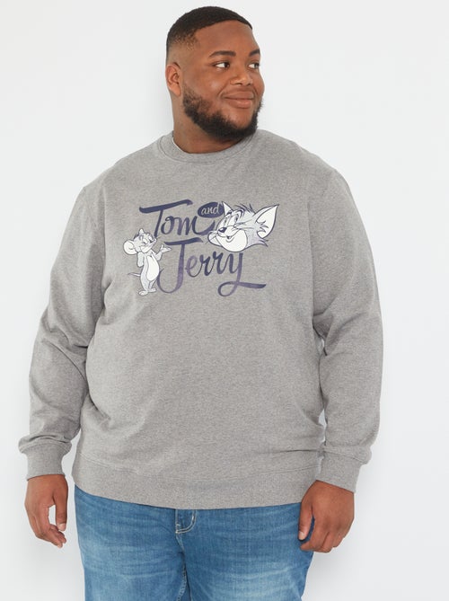Sweatshirt 'Tom & Jerry' em moletão - Kiabi