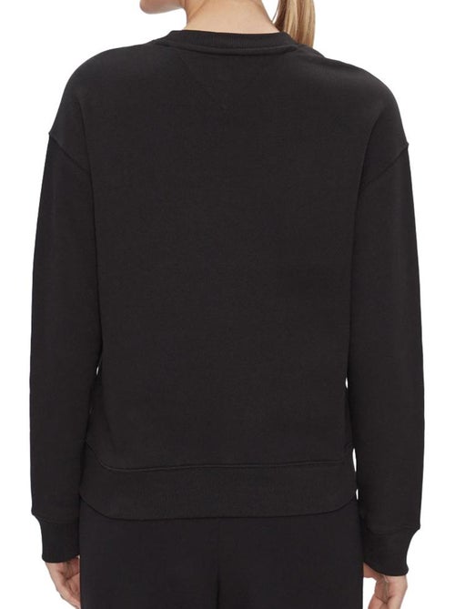 Sweatshirt Tommy Hilfiger Crachá para Mulher Preto - Kiabi Sweatshirt Tommy Hilfiger Crachá para Mulher Preto - Kiabi