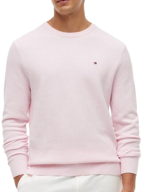 Sweatshirt tommy hilfiger essential terry rosa para homem - Kiabi Sweatshirt tommy hilfiger essential terry rosa para homem - Kiabi