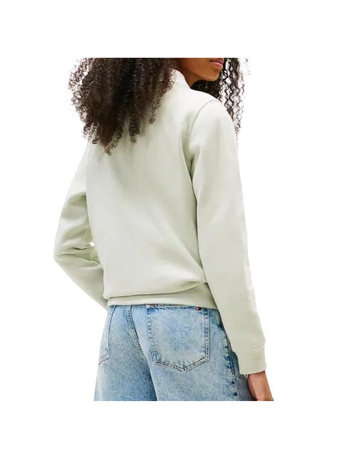 Sweatshirt Tommy Hilfiger Flag Crew Verde para Mulher - Kiabi Sweatshirt Tommy Hilfiger Flag Crew Verde para Mulher - Kiabi