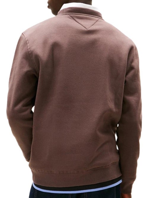 Sweatshirt tommy hilfiger linear crew castanho para homem - Kiabi Sweatshirt tommy hilfiger linear crew castanho para homem - Kiabi