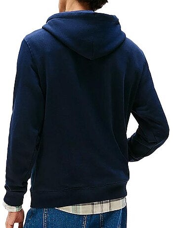 Sweatshirt verde linear masculino tommy hilfiger