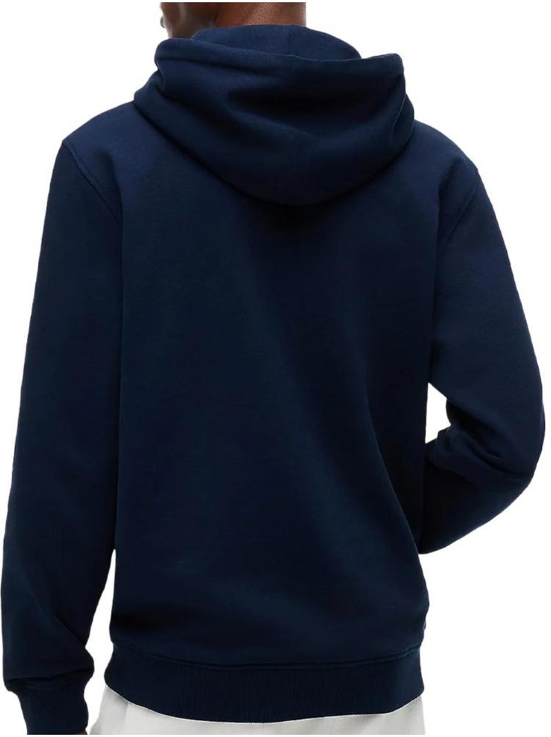 Sweatshirt tommy hilfiger marine para homem com emblema Azul-marinho - Kiabi