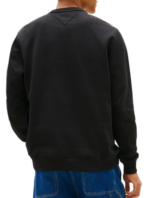 Sweatshirt tommy hilfiger preto para homem com emblema - Kiabi Sweatshirt tommy hilfiger preto para homem com emblema - Kiabi