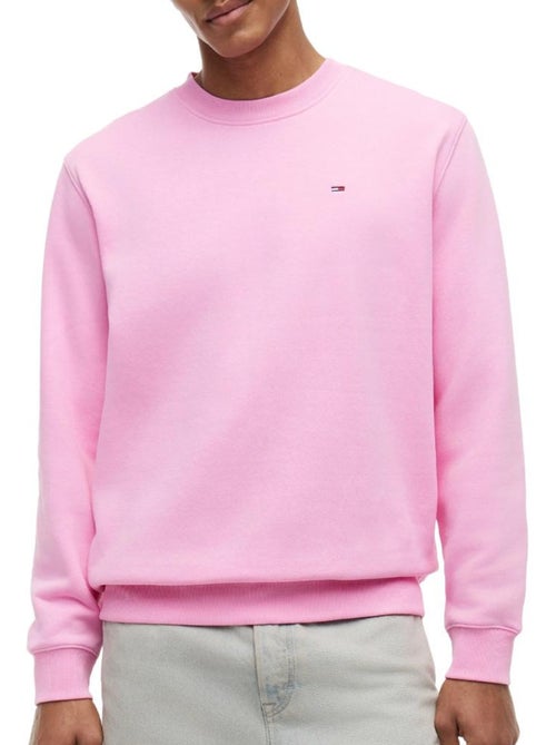 Sweatshirt tommy hilfiger reg flag crews para homem rosa - Kiabi Sweatshirt tommy hilfiger reg flag crews para homem rosa - Kiabi