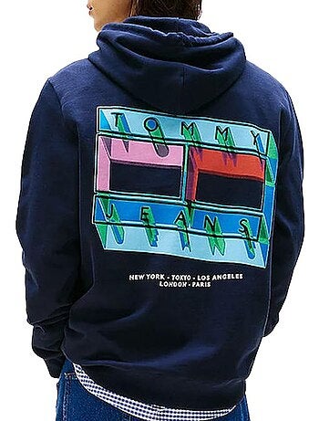 Sweatshirt tommy hilfiger tjm flag para homem