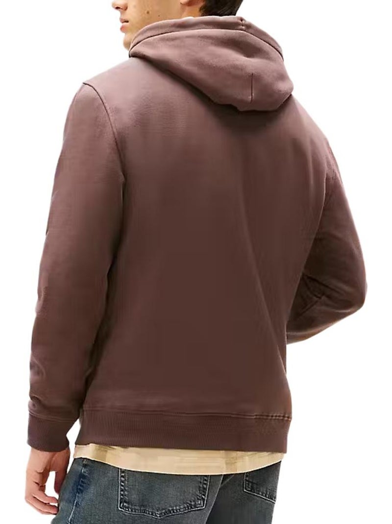 Sweatshirt Tommy Hilfiger TJM Regular Linear Castanho para Homem Castanho-capuccino - Kiabi