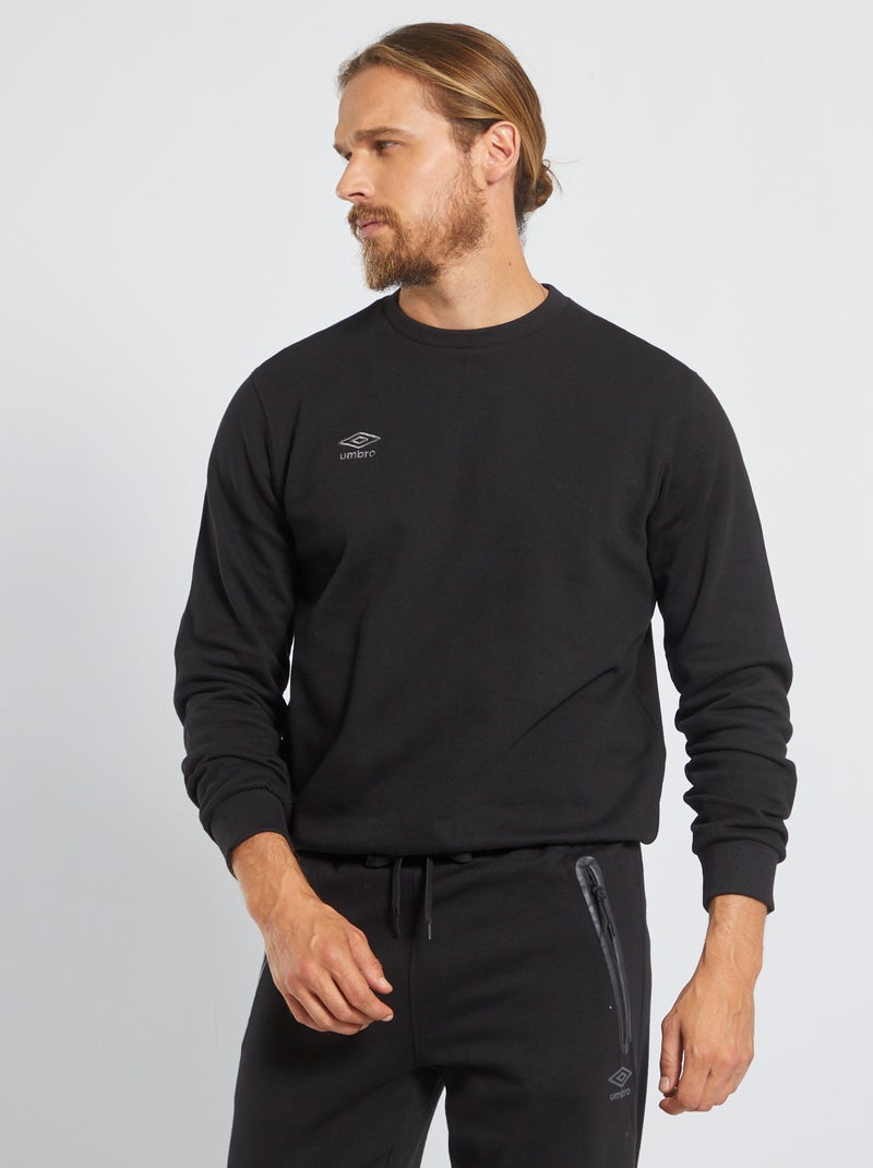 Sweatshirt 'Umbro' em moletão PRETO - Kiabi