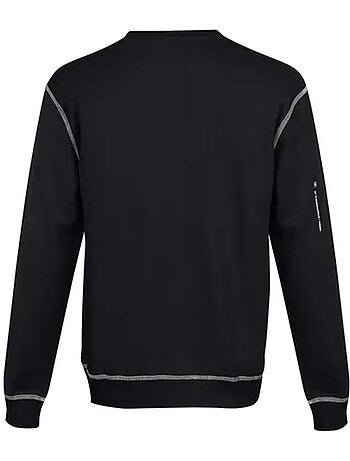 Sweatshirt Umbro Lif Crewneck Pigmentado Preto para Homem