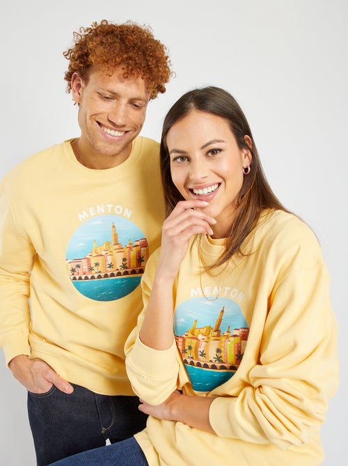 Sweatshirt unissexo em moletão - Unissexo - Kiabi