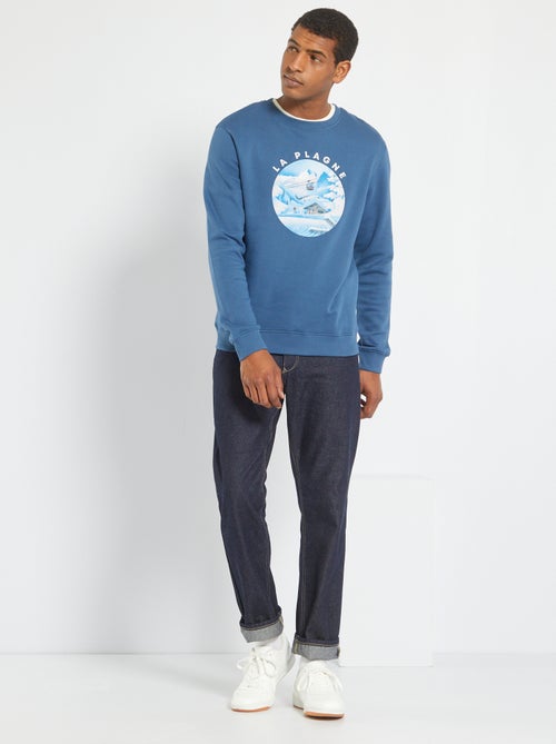 Sweatshirt unissexo em moletão - Unissexo - Kiabi