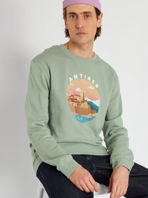 Sweatshirt unissexo em moletão - Unissexo - Kiabi