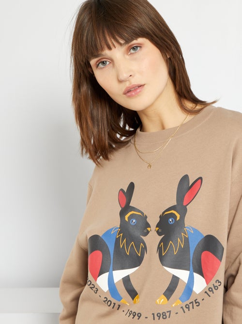 Sweatshirt unissexo novo ano chinês - Kiabi