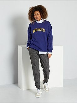 Sweatshirt universidade americana oversize - Kiabi