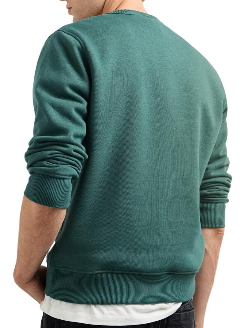 Sweatshirt verde masculino pepe jeans jefferson 1 Verde - Kiabi