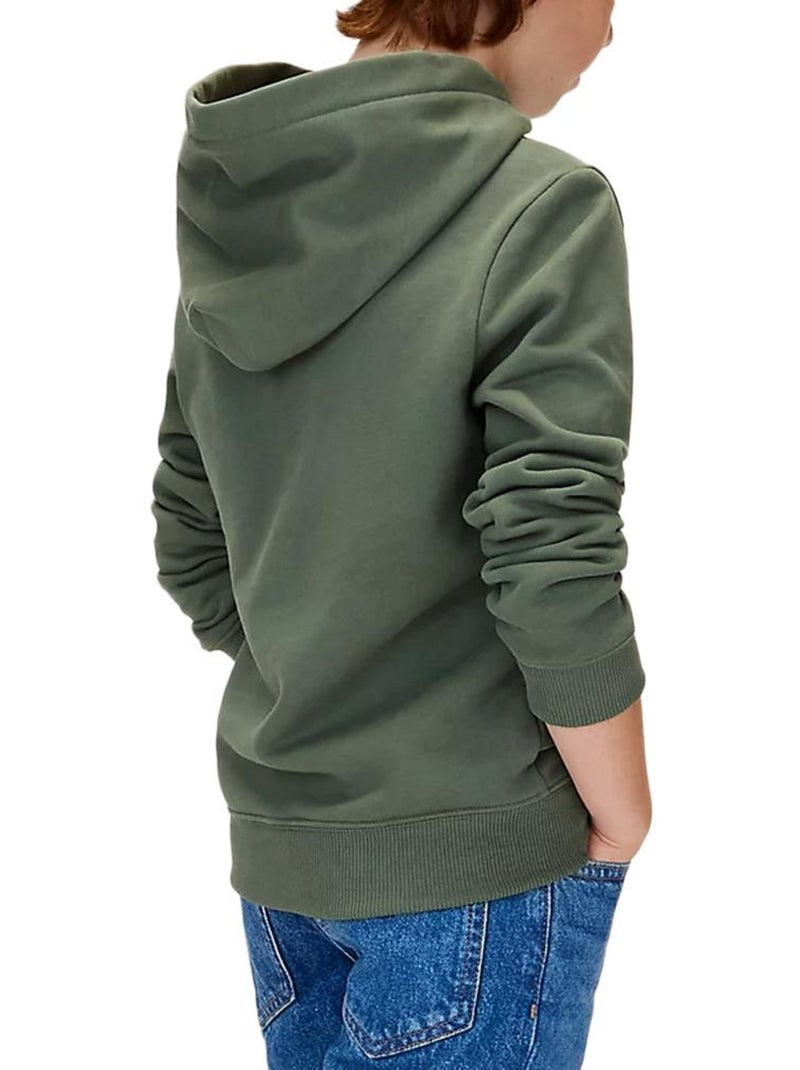 Sweatshirt Verde Menino Calvin Klein Jeans com Monograma Pequeno Verde - Kiabi