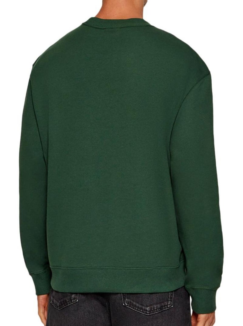Sweatshirt Verde para Homem Calvin Klein Jeans 350 Terry Badge Verde - Kiabi